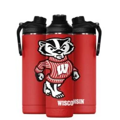 Orca NCAA Mascot 22 Ounce Hydra Hot Cold Bottle -Wilson Store Wisconsin H22MSWIS Hydra22 Mascot Red Trio 800x 6418213d 88c6 449b b2e4 e06b37ff9a3e