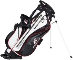 Tour Edge Exotics Xtreme 4 Stand Bags -Wilson Store Xtreme 4 Carry Bag Black White