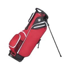 Wilson Staff "W" Carry Golf Bag -Wilson Store b3585ff873d67393a75d70c2906c6b2190d82849 WGB3309RD W CARRY RED v2