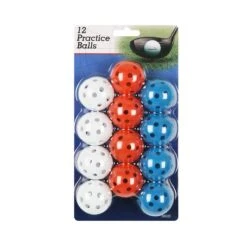 Intech Golf Practice Balls With Holes (12 Pack) -Wilson Store i99020