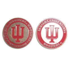 NCAA Double Sided Collegiate Golf Ball Marker Coins -Wilson Store indiana