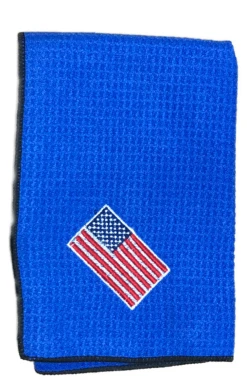 Joseph Elliott USA Embroidered Flag 18" X 18" Micro Fiber Towels -Wilson Store je10