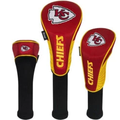 NFL 3 Pack Headcover Set - Team Effort -Wilson Store kc3packheadcovers