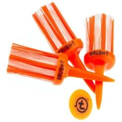 Brush-t Golf Original Brush Tees 18 Brush-t Golf Original Brush Tees -Wilson Store orange 1