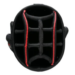 Powerbilt TPS 5400 Cart Golf Bag 12 Powerbilt TPS 5400 Cart Golf Bag -Wilson Store pb702014 tps black red top