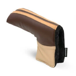 Sahara Retro Vintage Blade Putter Headcovers -Wilson Store retro putter hc brown tan