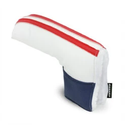 Sahara Retro Vintage Blade Putter Headcovers -Wilson Store retro putter hc red white blue