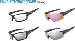 Tifosi Optics Pro Escalate SF Sunglasses Kit -Wilson Store tifosi pro escalate sf 237202 112